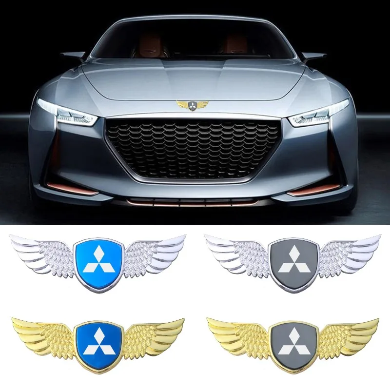

Auto Body Stickers Emblem Wings Badge for Mitsubishi Lancer 9 10 ASX L200 Colt Pajero Outlander Eclipse Mirage Car Accessories