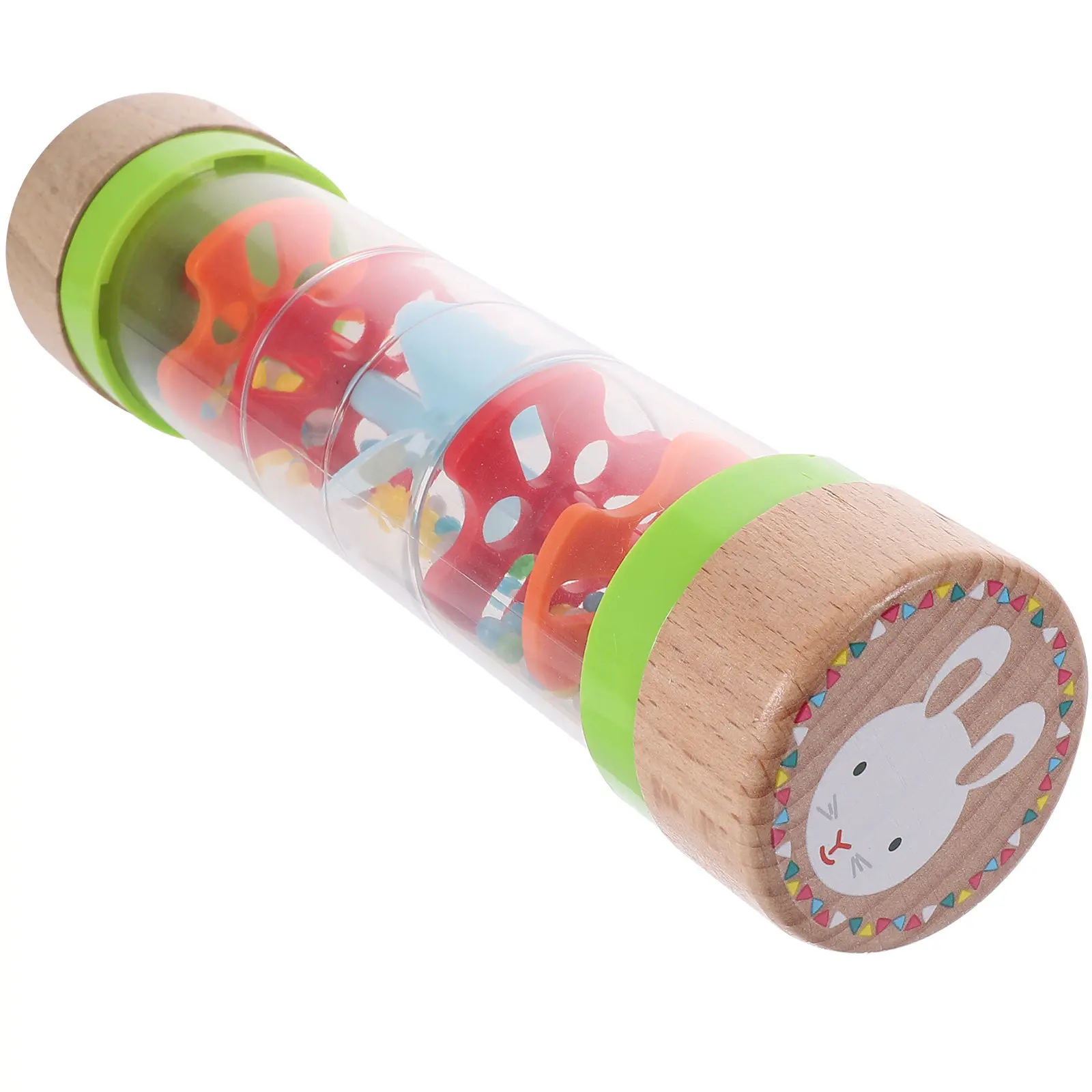 Фото Музыкальный инструмент Rainmaker Rain Sound Stick: креативная развивающая игрушка для улучшения слуха, зрения и когнитивного развития у малышей №1