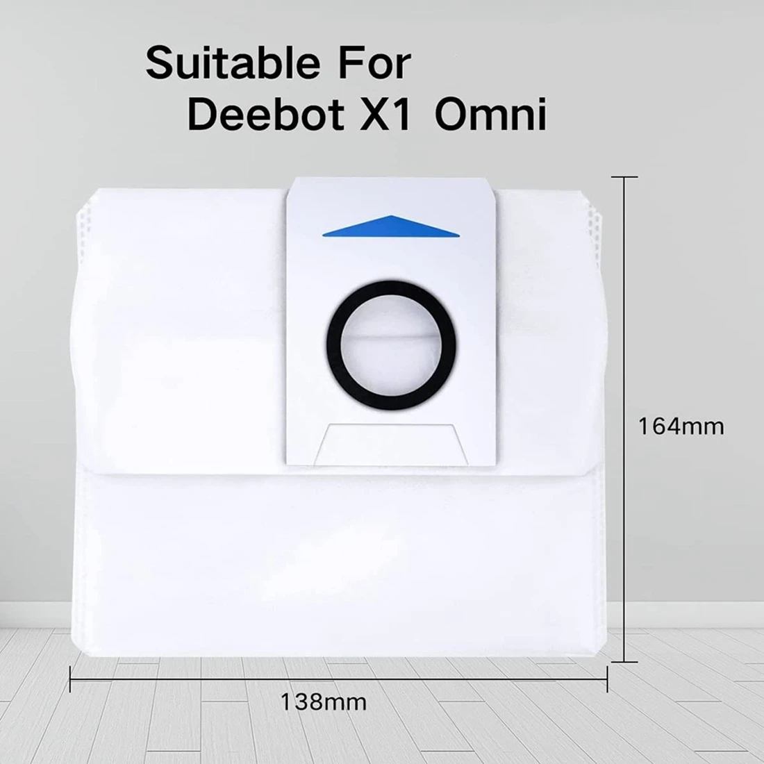 6 шт. пылесборник для ECOVACS DEEBOT X1 Omni Auto-Empy Station сменный мешок емкостью 3 л ECOVAS X1/X1 Plus