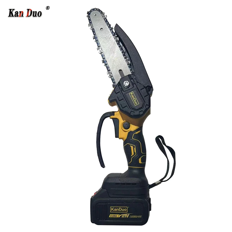 Household brushless electric chain saw Logging chain saw Cordless garden electric chain saw
