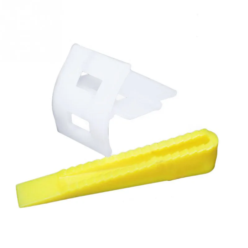 

100/пакет Выравнивающая система плитки 50 зажимов + 50 клиньев выравниватель плитки разделители