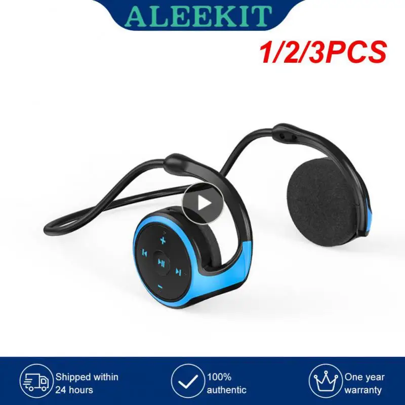 

1/2/3PCS Wireless Headphones MP3 Player Headsets FM Radio On-Ear Comfort TF Card Slot Sport Wireless Earphones with