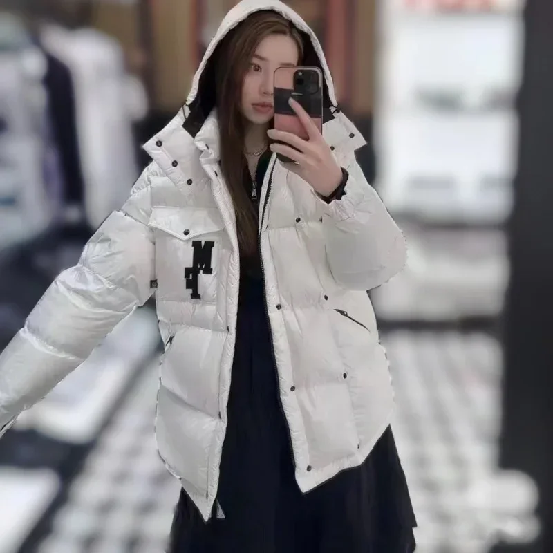 Mo*cl*r женский зимний пуховик на толстой молнии лучшие пуховики 90 модные гусином