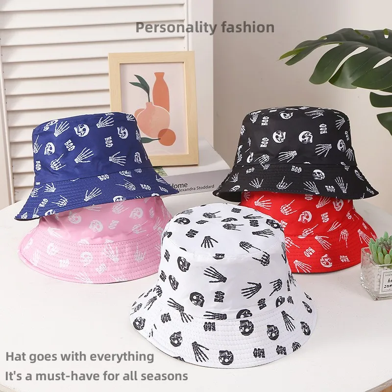 

Europe And The United States Street Hip-hop Fisherman's Hat Personality Everything Basin Hat Four Seasons Sunscreen Visor Hat