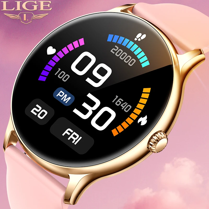 

LIGE Call Smart Watch Women Bluetooth Music Smartwatch Men Sports Fitness Tracker New Waterproof Digital Watches For Android iOS