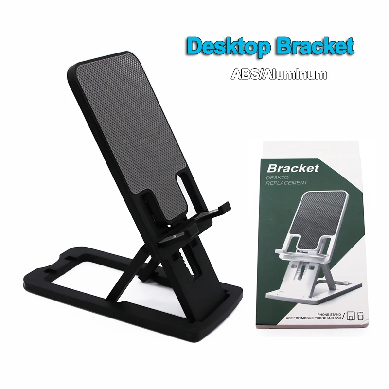 

Factory Price Universal ABS Cell Phone Holder Tablet Stand Desktop Metal Bracket Adjustable Height Super Thin
