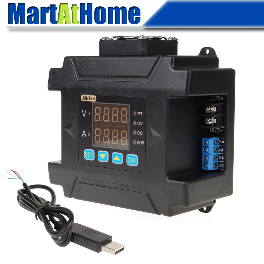 Программируемый цифровой Регулируемый источник питания постоянного тока понижающий DC-DC понижающий вход 10 ~ 75 в Выход постоянного тока 0 ~ 60 В постоянного тока 0 ~ 8 А ЖК-дисплей