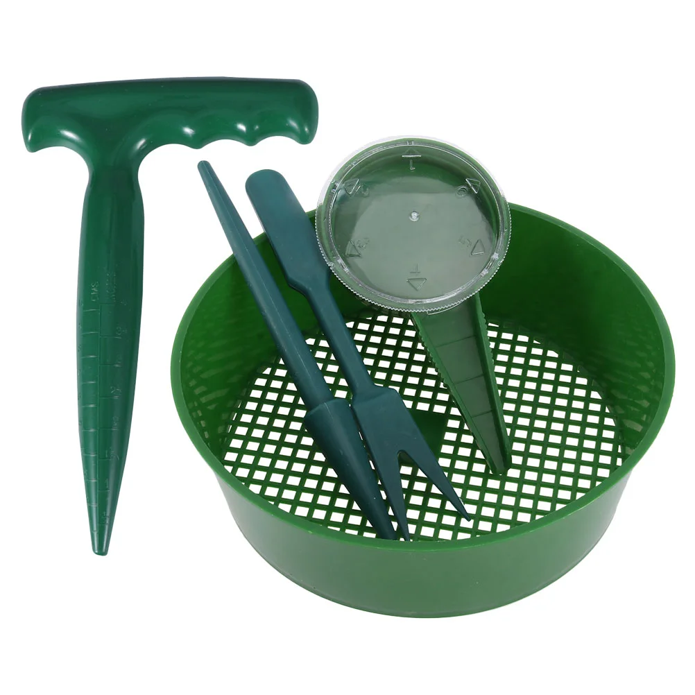 

5 Pcs of Garden Seeder Seeder Transplanter Garden Tool Soil Dibber for Yard Garden Home