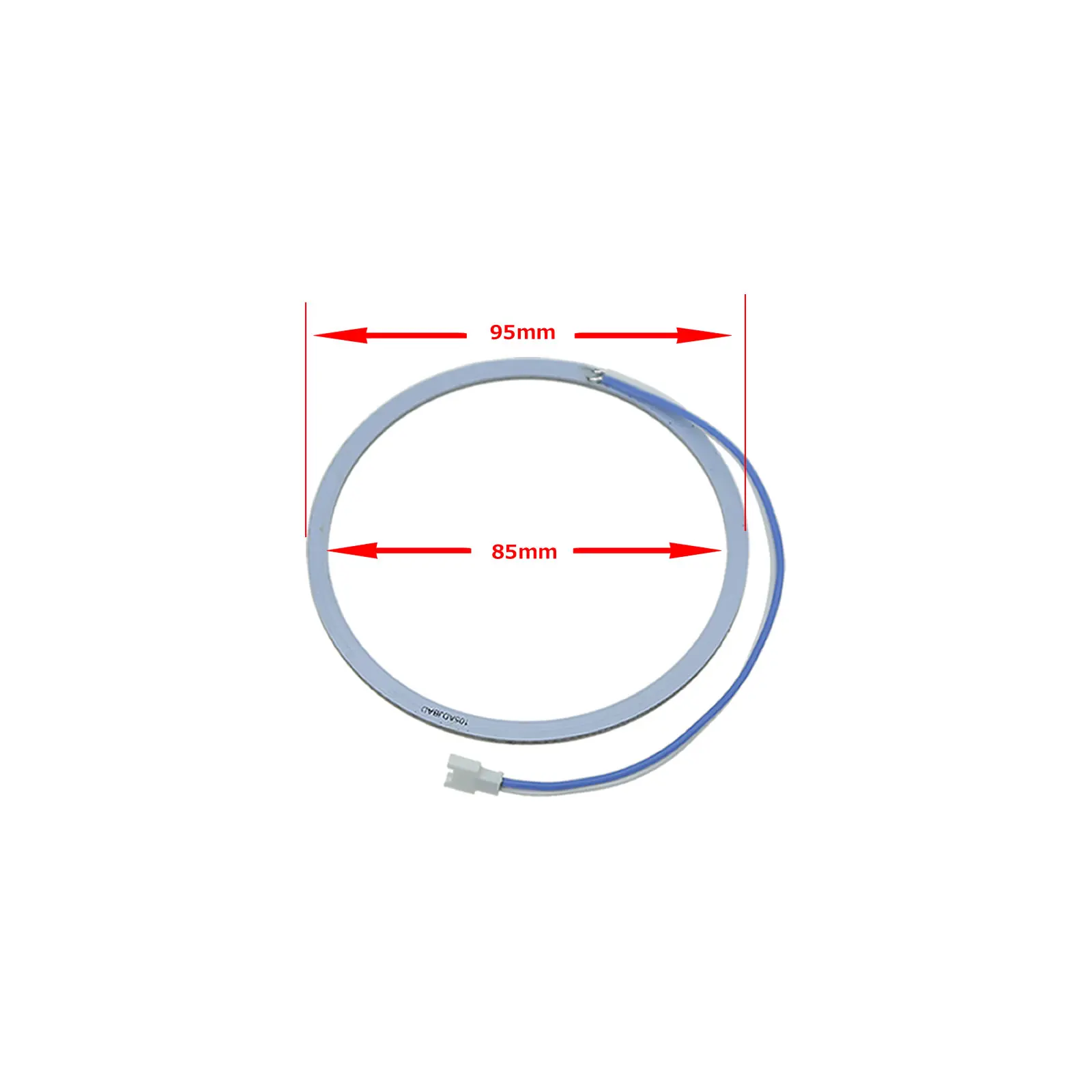 2x Синий Автомобильный ангельский глаз гало кольца Blub задняя фара 95 мм 1
