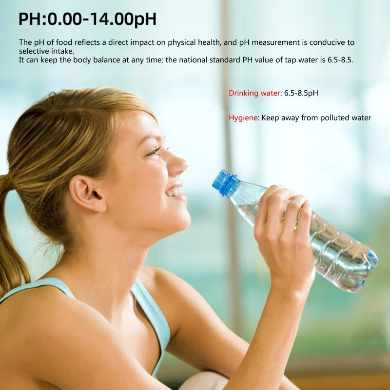 

4 in 1 TDS PH Meter Digital Water Tester PH/TDS/EC/Temperature Meter 4 in 1 Water Quality Monitor Tester for Household