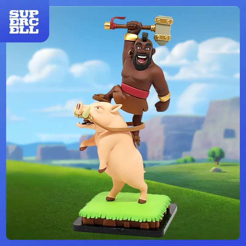 

Supercell Королевская битва победа серии ручной работы модель кабана всадника искусственная Модная кукла подарок на день рождения