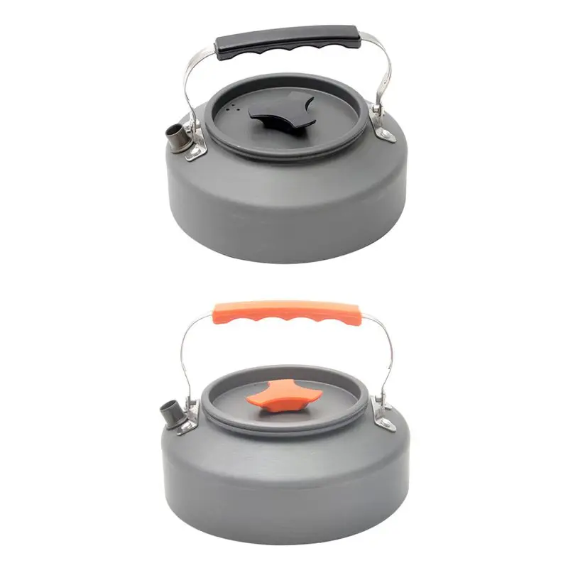 

1. Походный чайник большой емкости на 1 л, уличный чайник, сверхлегкая посуда для кемпинга, походов, путешествий, портативный подвесной чайни...
