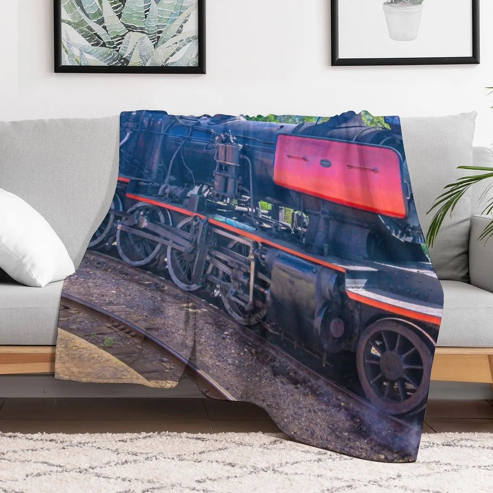 Паровоз в кастимане одеяло диван-кровать для дивана декоративные одеяла