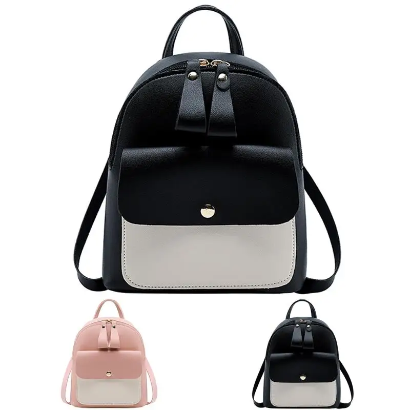 

2022 Women Backpack Daypack Leather Backpacks Fashion Female Bags Sac A Dos Casual Travel Ladies Bagpack Mochilas School Bags