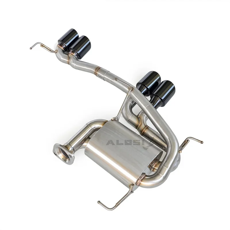 Фото Выхлопная система Catback для BMW E90 E92 320i 318i 325i 2007-2012 с четырьмя выходами и диффузором M3 для спортивного звучания автомобиля №4