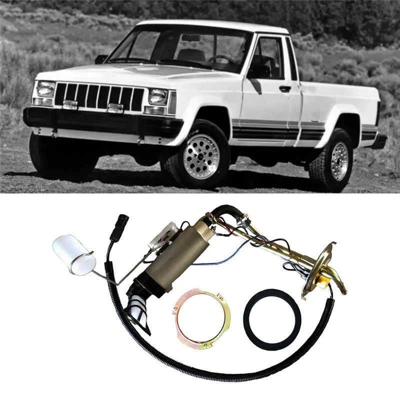 TREXJPSU-6P4.0 Gas Tank Sending Unit W/ F.I. Fuel Pump Component for Comanche 1987-1990 Gasoline Assembly Module