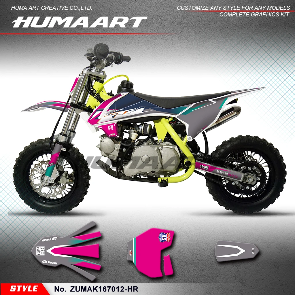 Набор графических наклеек HUMAART для ZUUMAV K1 50 60 70 детский мини-байк ремонт ZUMAK 167012 -HR