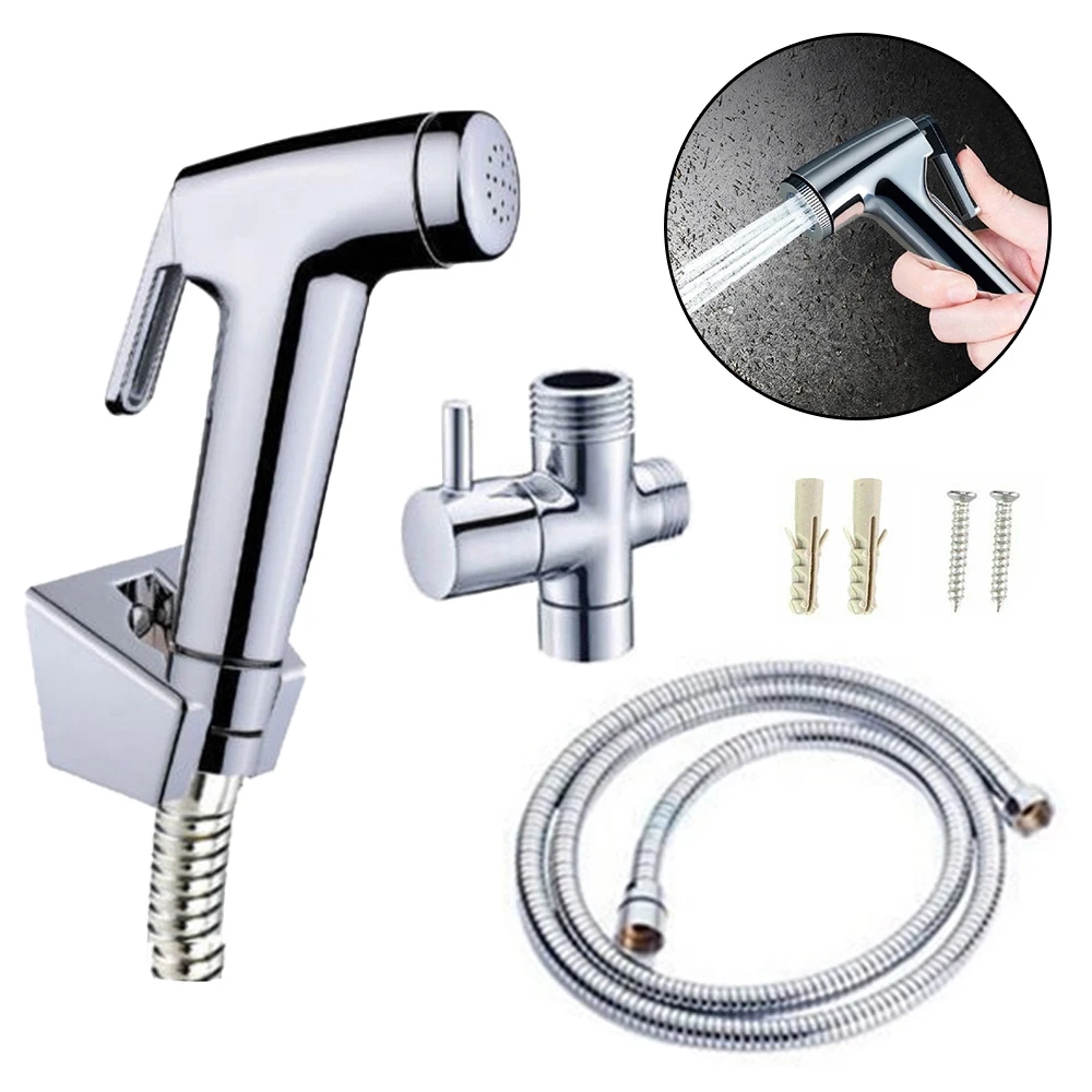 

Комплект для биде из нержавеющей стали, ручной распылитель для унитаза, насадка для душа, шланг, ванная комната