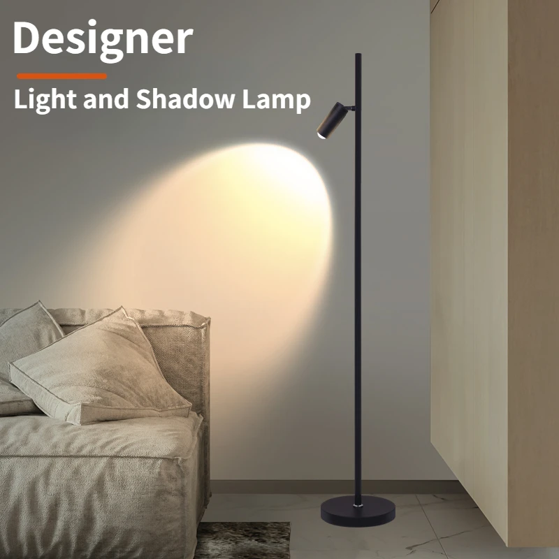 

Скандинавская искусственная Напольная Лампа, дизайнерская лампа, роскошное ощущение атмосферы, закат, спальня, гостиная, теплый декоративный торшер