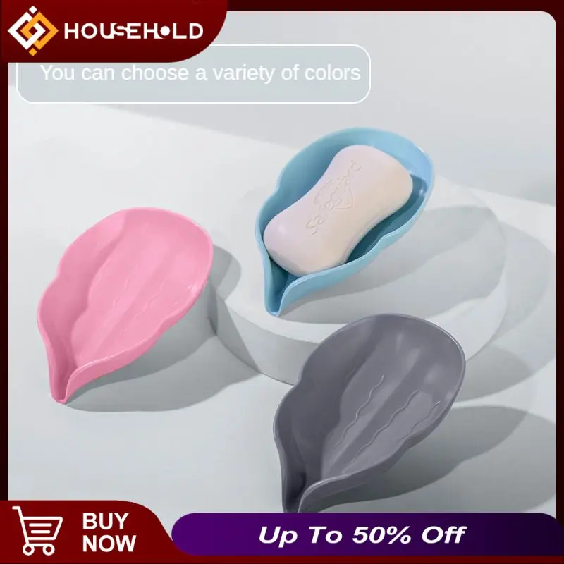 

Portable Soap Box Soap Box Traceless Wall Mounted Soap Box Multifunctional Drainage Soap Box Soap Holder Is There A Cover None