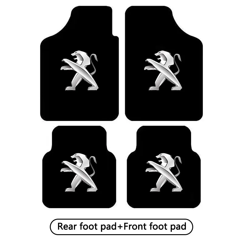 Фото Для Peugeot 306 308 3008 407 408 5008 807 Новый автомобильный коврик, передние и задние автомобильные ковры, аксессуары для салона автомобиля №1