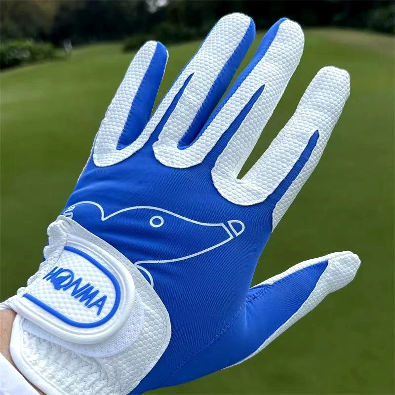 Golf Gloves Honma Men's /Women's Universal Gloves High-quality PU Non-slip Comfortable Golf Gloves Left and Right Hand