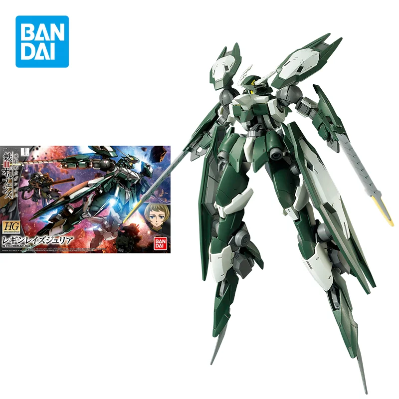 

Bandai Original GUNDAM Anime HG IBO 1/144 REGINLAZE JULIA Action Figure Assembly Model Toys Collectible Model Gifts for Children