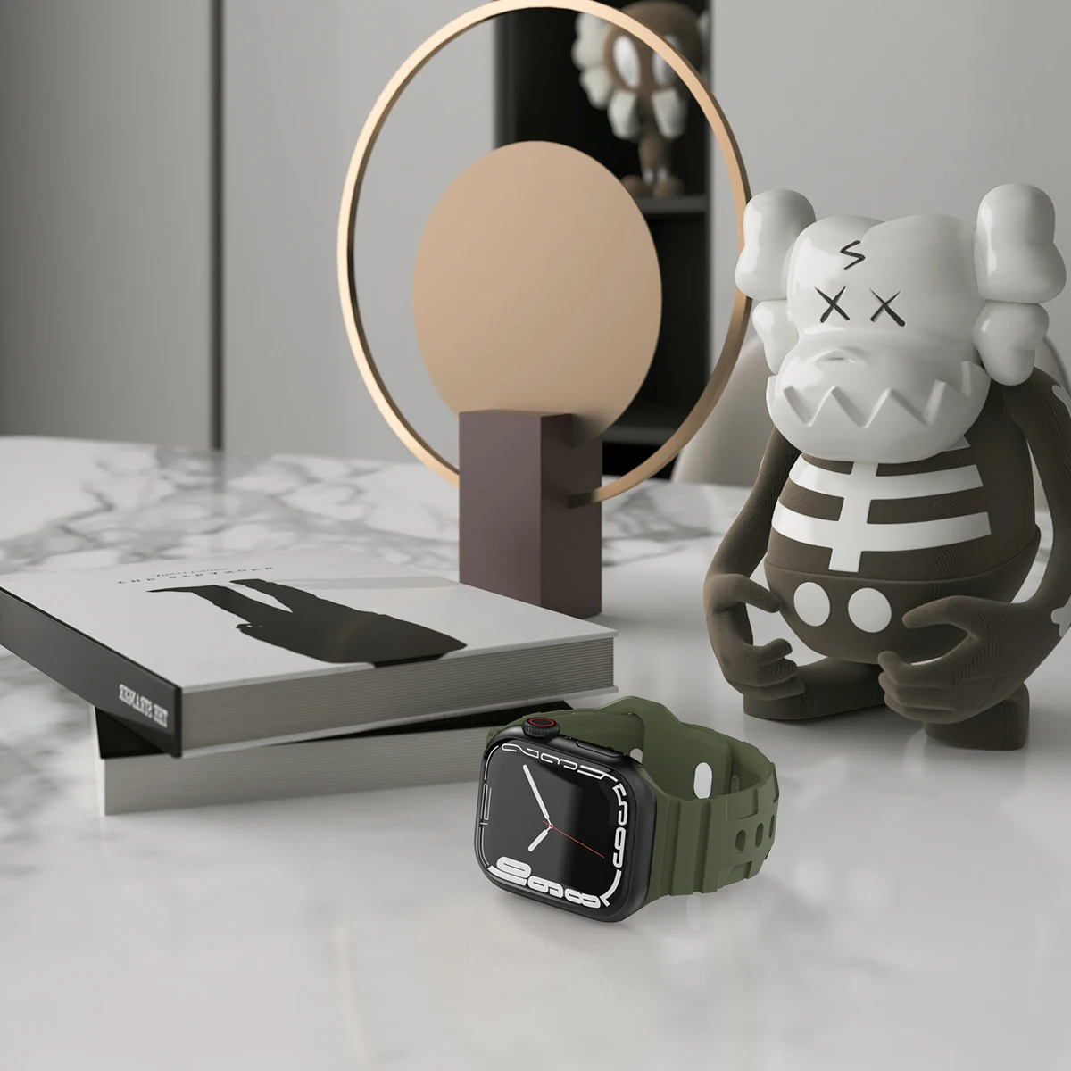 Silicone Strap For Apple Watch Band Ultra 49mm 44mm 45mm 41mm 38mm Sport Wristband Bracelet For iWatch Series 7 6 se 5 40mm 42mm