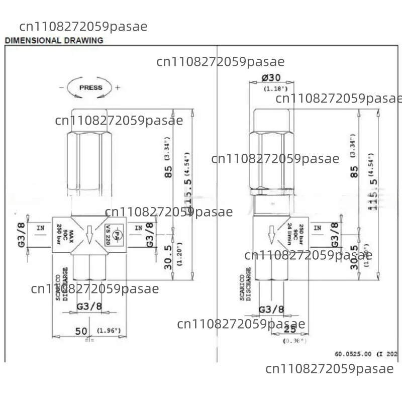 Модель VS220Предохранительный клапанРедукционный клапанPA (art.: 3920db8d90c99) - 3920db8d90c99
