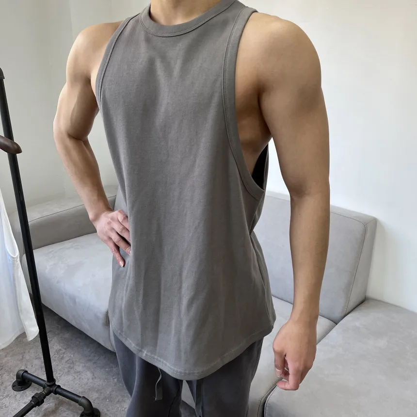 

Мужские майки для бодибилдинга, быстросохнущая рубашка без рукавов для тренировок в тренажерном зале и фитнеса, жилет для бега, мужские лет...