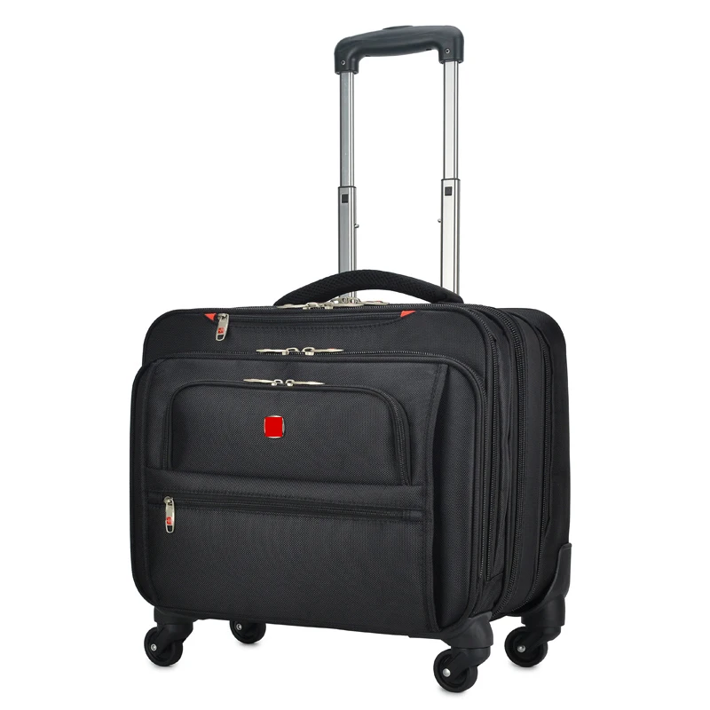 New Business Oxford Rolling Luggage Casters 18 Inch Men Multifunction Carry On Designer Suitcase Trolley Bag Vs Travel Suitcases