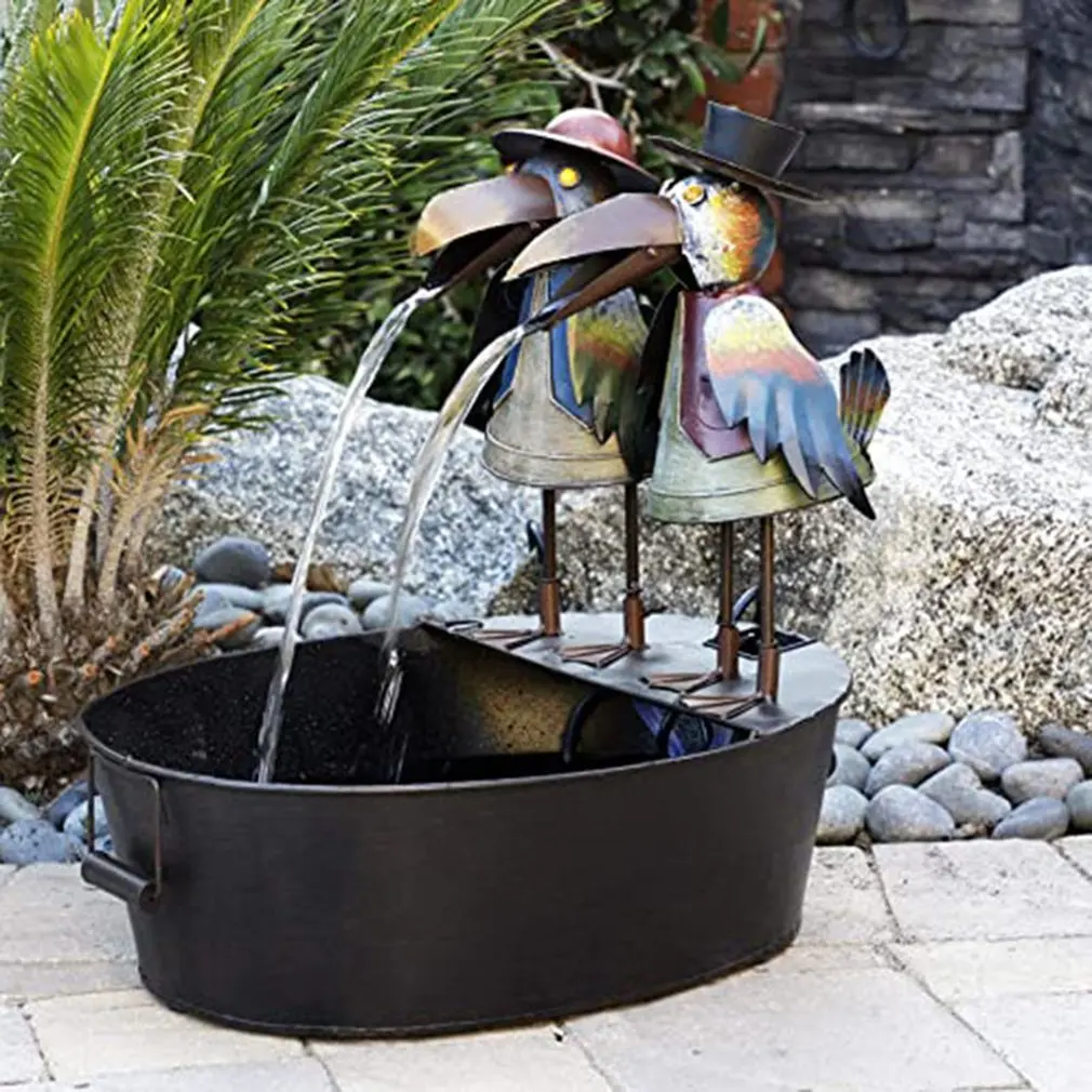 

Креативные водные фонтаны с животным Ротом, комнатный и уличный фонтан с водопадом, настольный водяной фонтан фэн-шуй, украшение для дома