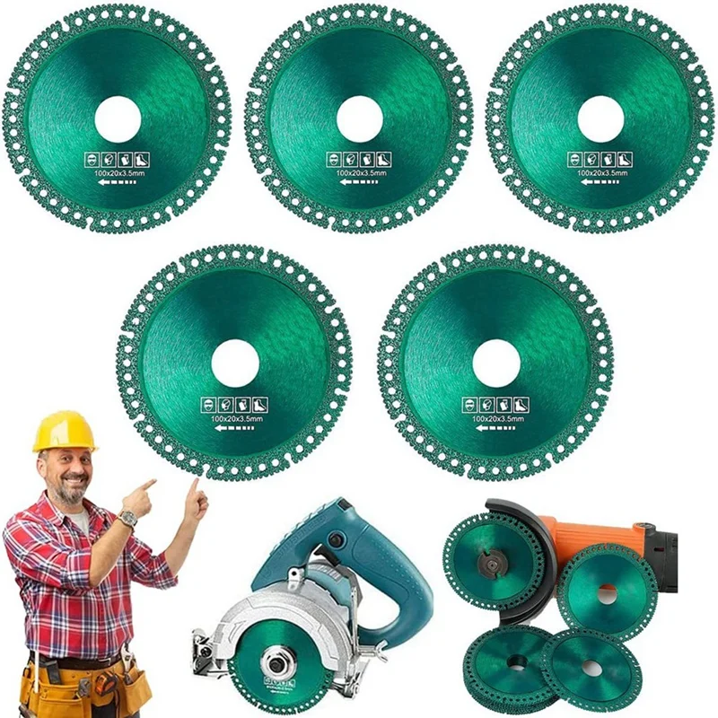

Composite Multifunctional Cutting Saw Blade For Angle Grinder,4 Inch Diamond Circular,Ceramic Tile Glass Cutting Disc