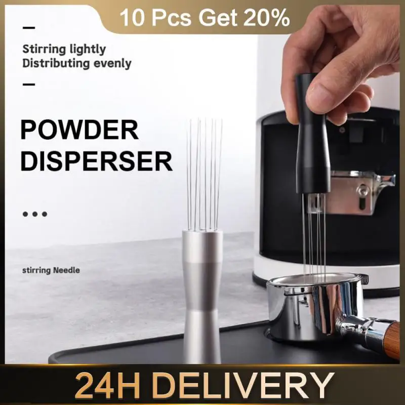 

Stainless Steel Powder Distributor Talian Espresso Auxiliary Stirring Needle Evenly Stirring Cloth Powder Stirring Tool Tampers