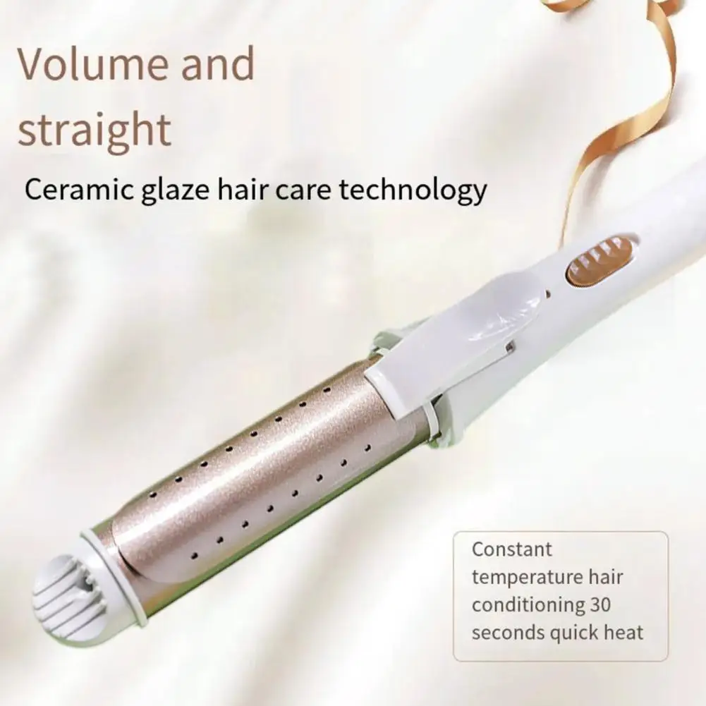 

Straight Curly Hair Styling Tools Wet and Dry Hair In Heating Curling Hair Ceramic Fast 2 Straightener Curler Tourmaline Ir T4V6
