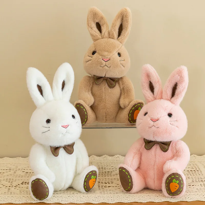 

Мягкий плюшевый кролик с длинными ушами, 23 см