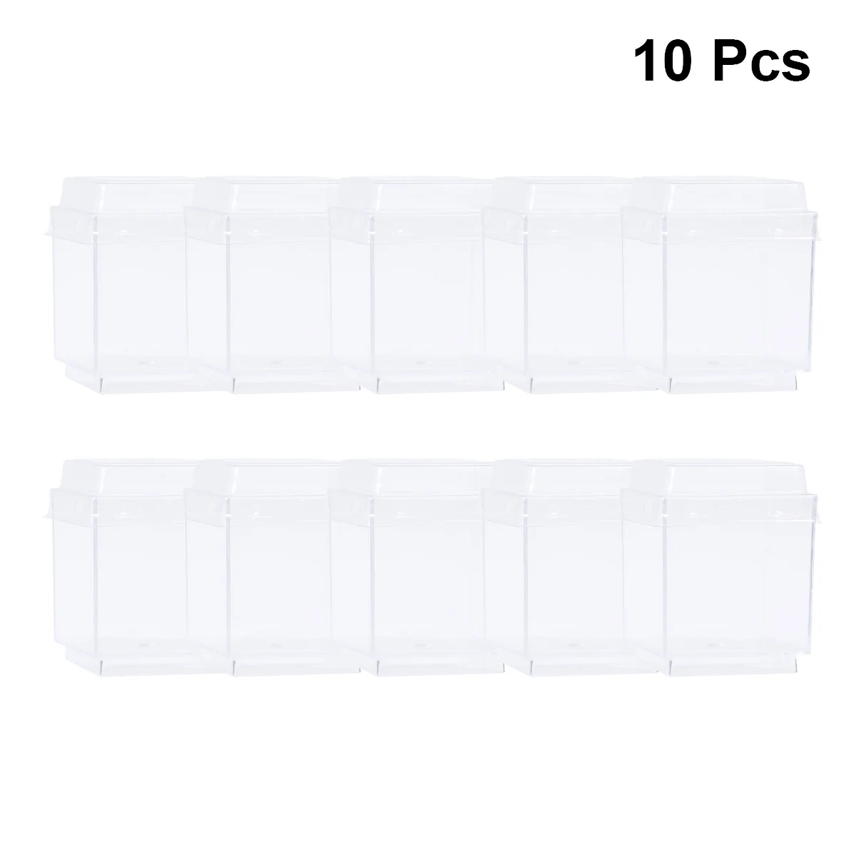 

10 Pcs Plastic Appetizer Cup Dessert Cups Lids Shot Cups Trifle Bowl Lid Wood Bran Cup Ice Cream Cups