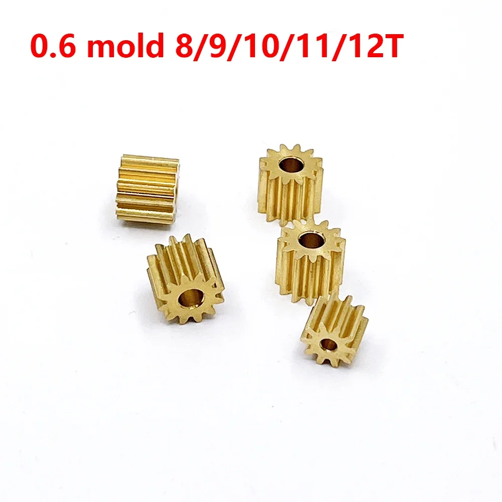 

Металлические шестерни 8T, 9T, 10T, 12T, модуль 0,6