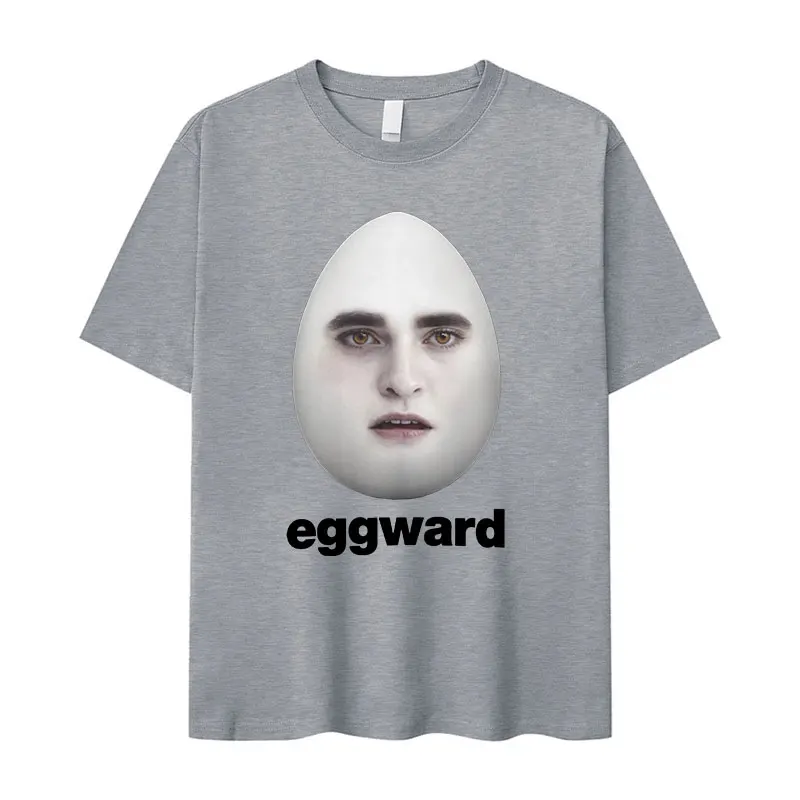 Twilight Edward Sarcastic Robert Pattinson Cullen Funny Meme T-Shirt Men Retro O-Neck Oversized Cotton T-shirts Unisex Harajuku
