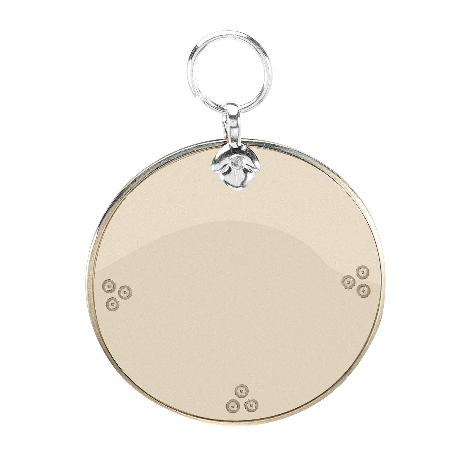 

Pure Copper Mirror Brass Decor The Door Chinese Ornaments Garden Bagua Spiritual Items Hanging Office Small