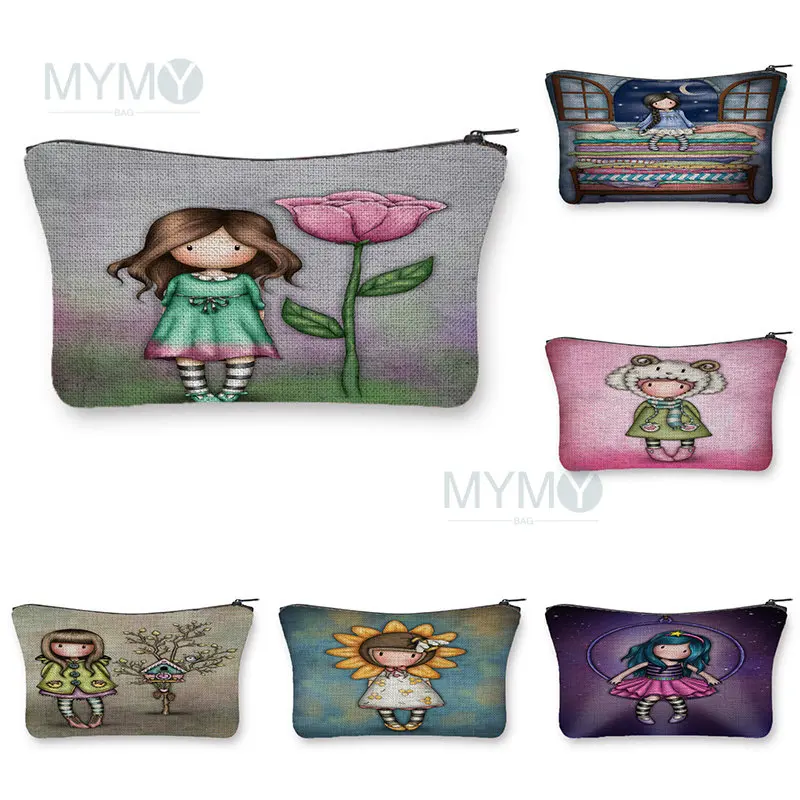 

Santoro Gorjuss Cosmetic Bags Woman Make Up Organizer Female Toiletry Pouch Storage Travel New Arrival Lady Gift Pencil Case