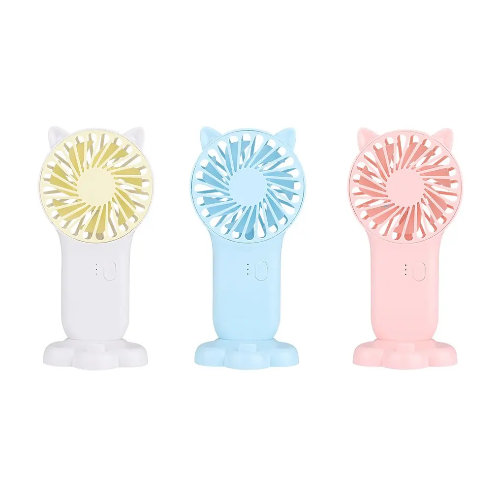 

Handheld Fan Portable 800mah Rechargeable Fan 3 Speed Setting USB Charging For Home Office Travel And Outdoor