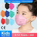 Детские Респираторные маски FFP2, 5 слоев, kn95, защитный респиратор для девочек и мальчиков 9-12 лет, ffp2mask, kn95