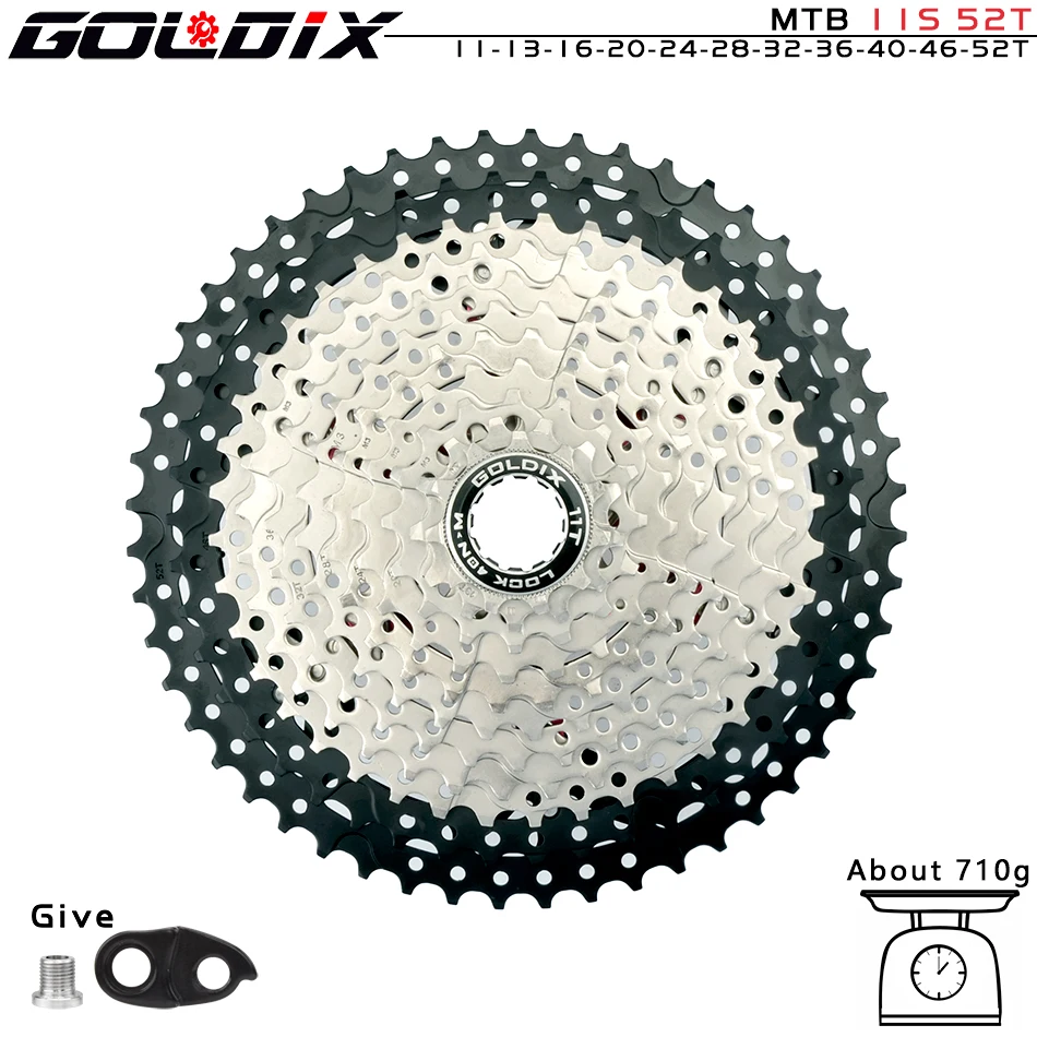 GOLDIX MTB Cassette K7 8/9/10/11/12 Speed 36/40/42/46/50/52T ZTTO SUNSHINE Bicycle Freewheel Bicycle Sprocket for Shimano/SRAM