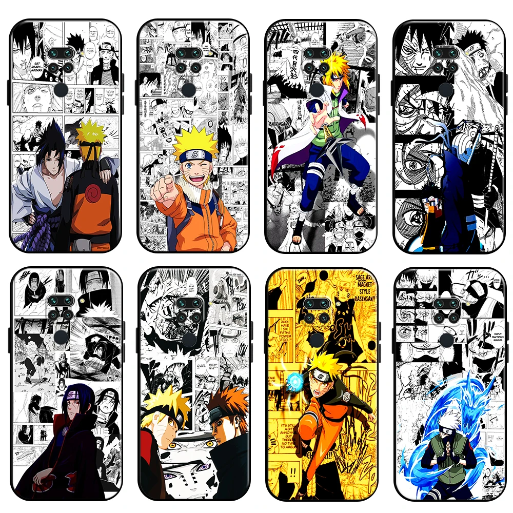 

Naruto Akatsuki Comics For Xiaomi Redmi Note 9 5G 9 Pro 9T Phone Case Coque Soft Back Liquid Silicon Funda Carcasa