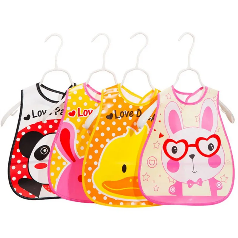 

Baby Bibs EVA Waterproof Lunch Bibs Cartoon Animal Printing Infants Bibs Boys Girls Feeding Burp Cloths Bibs Apron Clothing