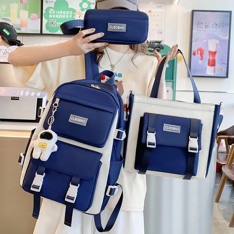 3 в 1 шт./комплект Женский нейлоновый водонепроницаемый рюкзак |