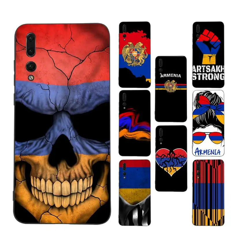 

Armenia Armenian Flag Phone Case Soft Silicone Case For Huawei p 30lite p30 20pro p40lite P30 Capa