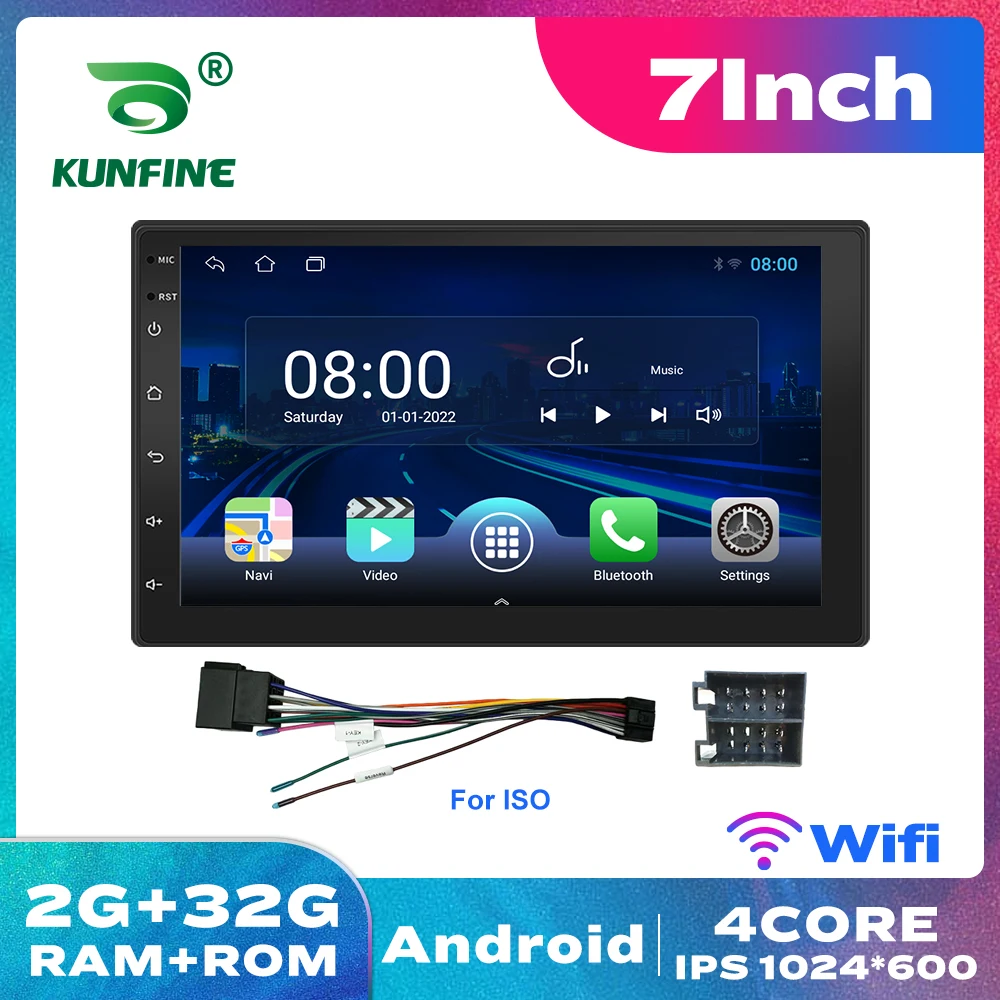 

2 Din 2.5D сенсорный экран 7 дюймов Android автомобильный радио мультимедийный видеоплеер универсальный стерео Carplay для Vw Nissan Hyundai Toyoto