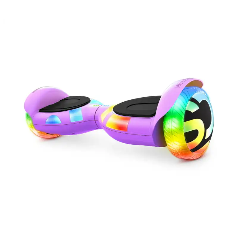 Weight Limit 220 Lb. 12 Purple Lava Led Technology, Light-up Deck, Illuminated Rims Tires, 500-watt Motor Top Speed